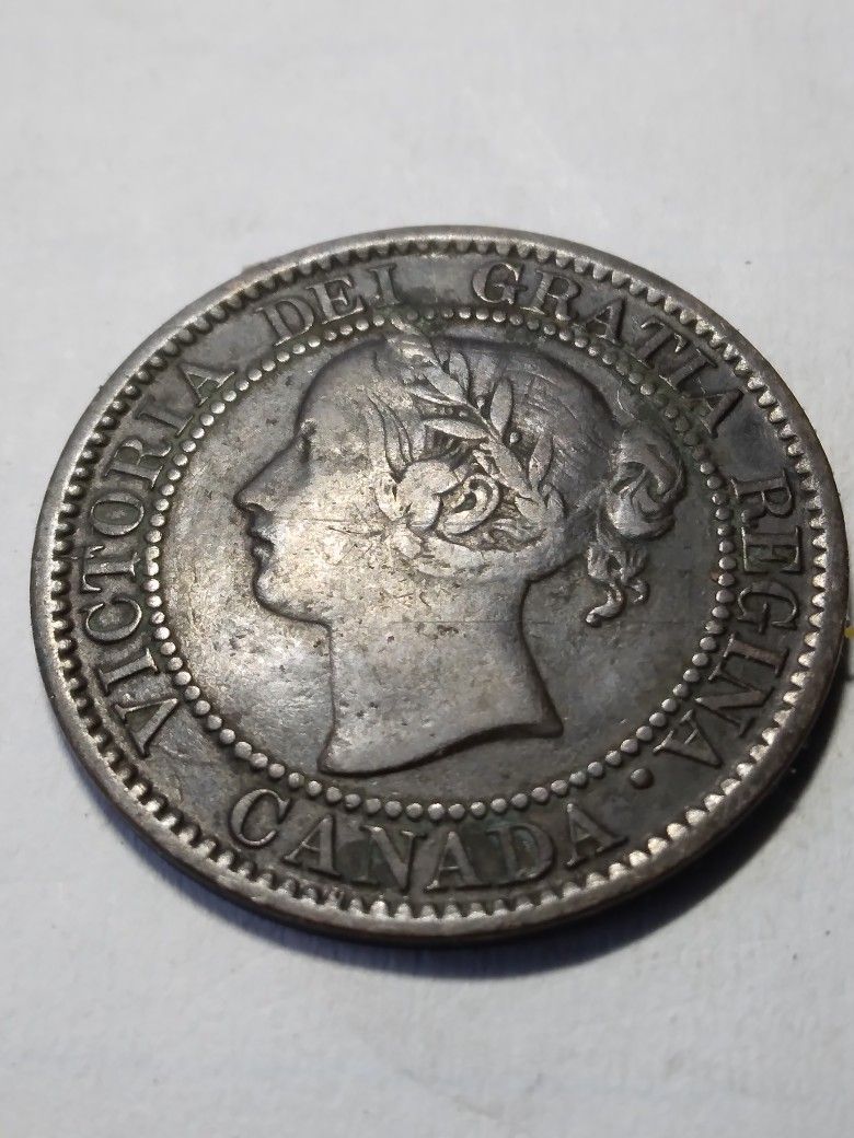 1858 Canada Large Cent 1st Year XF