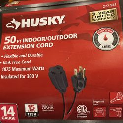 Husky 50ft Extension Cords 14 Gauge 