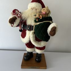 Santa Plush On Stand