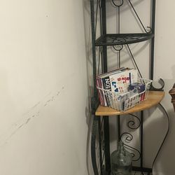 Green And Black Metal Stand 