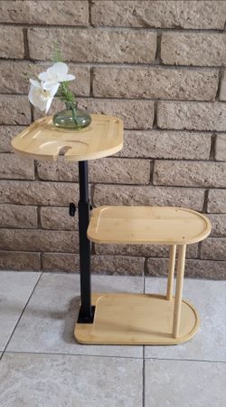 Natural Multipurpose Tray Table 360° swivel tray table