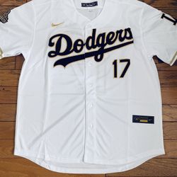 $45 White with black and 2025 gold championship shohei Ohtani Los Angeles dodgers Jersey Freeman Betts Yamamoto,