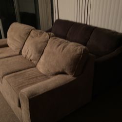 Two Couches Really decent. Solid! Non Smoking House Easy Removal