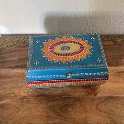 Moroccan Wood Jewelry Box