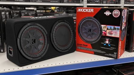 CompRT Shallow Slim Truck Box 10" Dual 2-Ohm Voice Coil Subwoofer 800 Watts CWRT10 TCWRT10 48TCWRT102