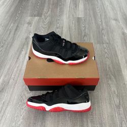 Jordan 11 Retro Low Bred Men  Size 9, 11 and 12 New 