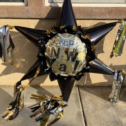 New Years Regular Star Pinata 