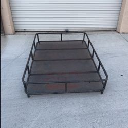 Cargo Metal Travel Roof Rack Basket 