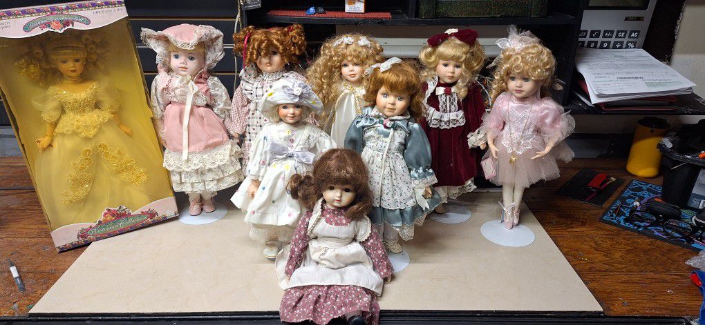 Antique Porcelain Dolls 