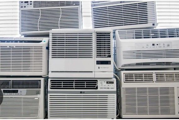 Window air conditioners, 5000-10000 BTU, $59-99