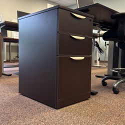 3 Drawer Locking Mobile File Cabinet