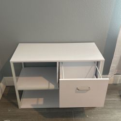 White Storage Filing Cabinet 