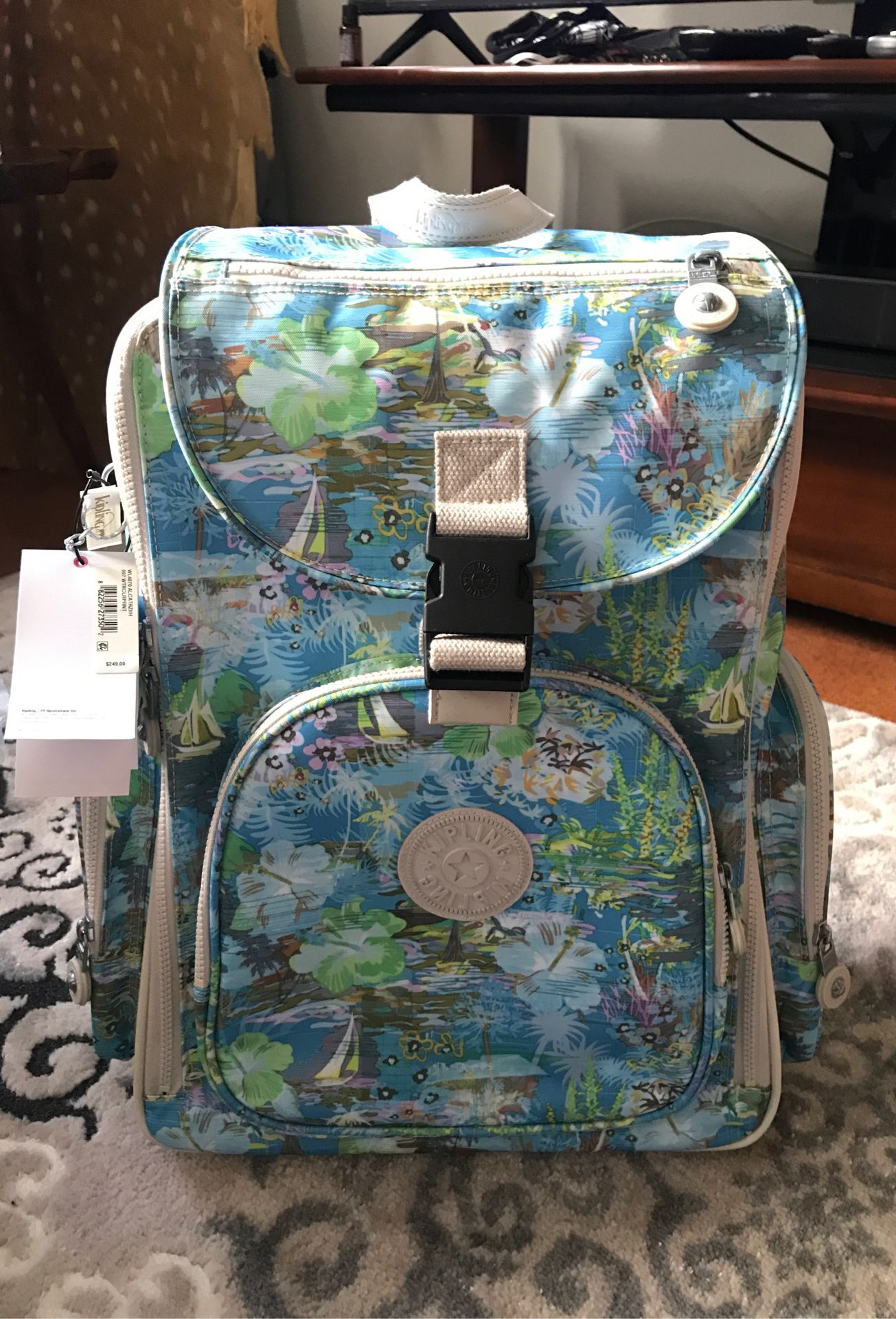 Kipling book bag backpack + laptop sleeve
