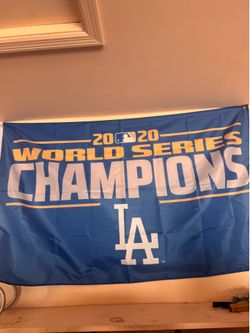 Dodgers 2020 world series flag