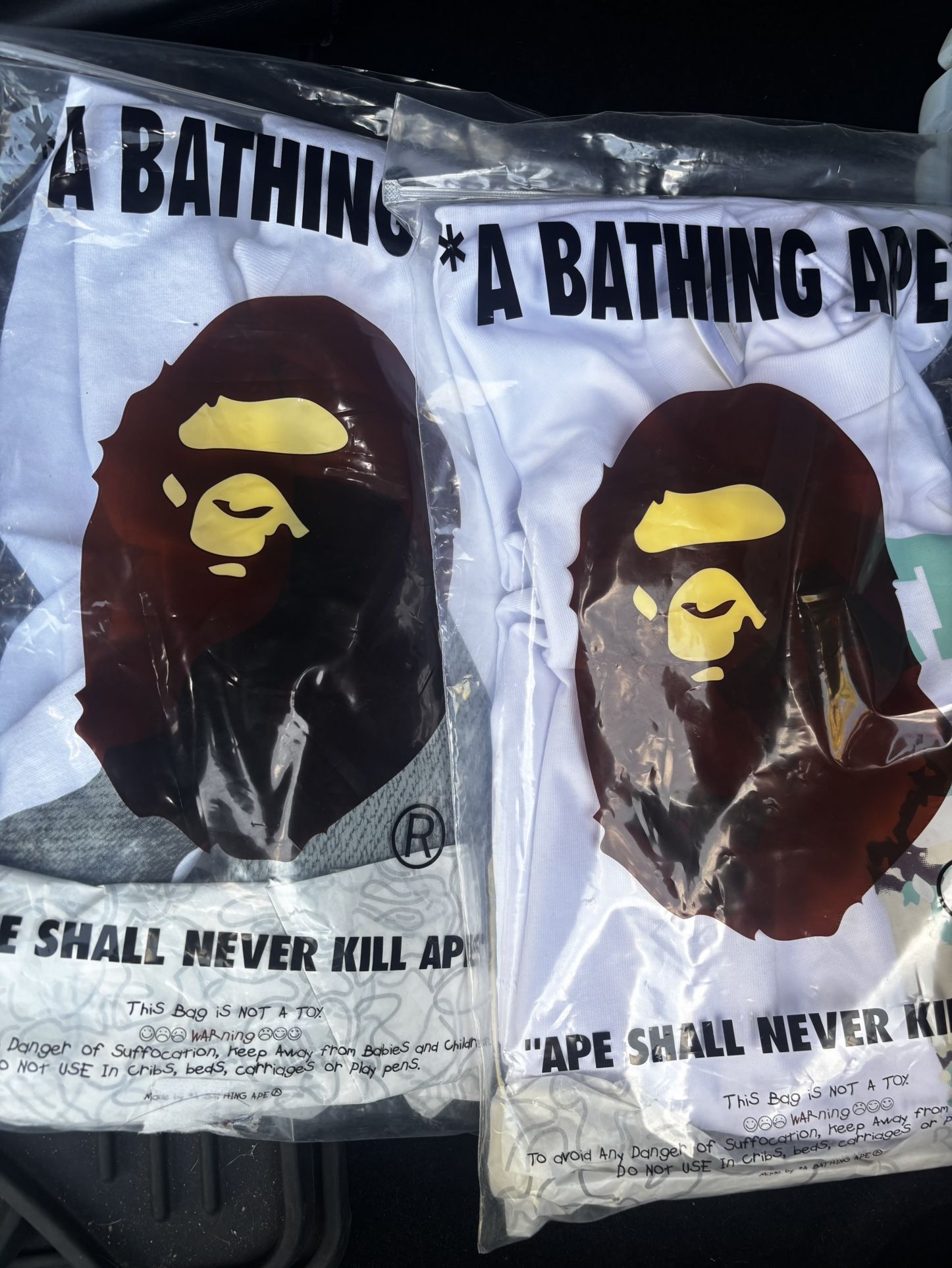 2 Bape Shirts 