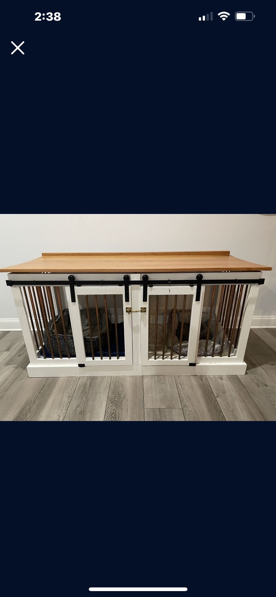 Custom Built Dog Crate