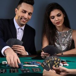 Ace All Card Games with these Black Classy *Waterproof* Playing Cards! 