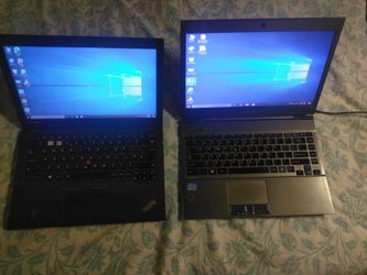 Lenovo x250 i5 4gb 320gb and Toshiba z803 i7 6gb 120gb win 10
