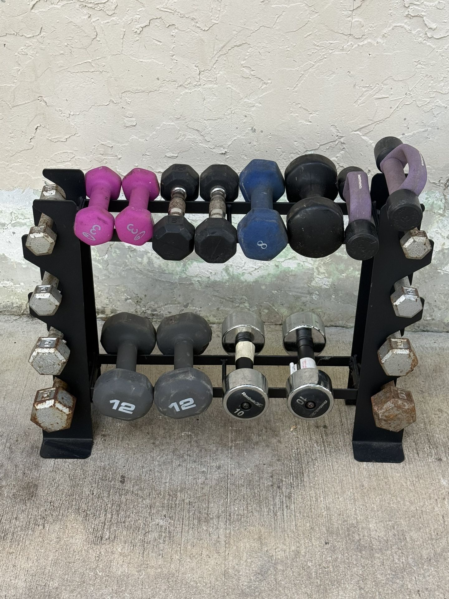 Dumbbells & Rack