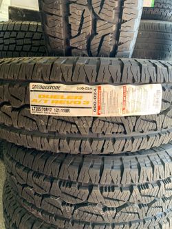 LT 285/70/17 Bridgestone AT Revo 3