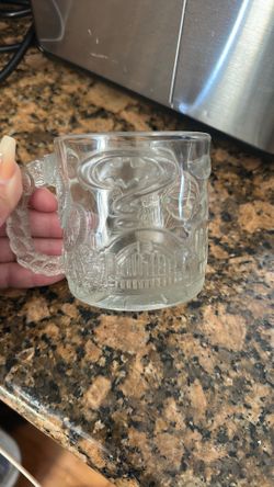 Batman Forever Glass Mug 1995 Mc Donalds