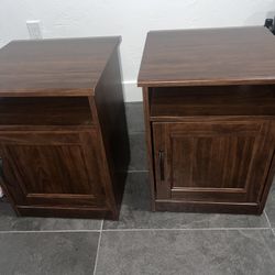 Brown Nightstands (2)