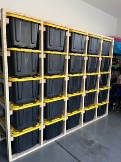 TOTE SHELF STORAGE UNIT