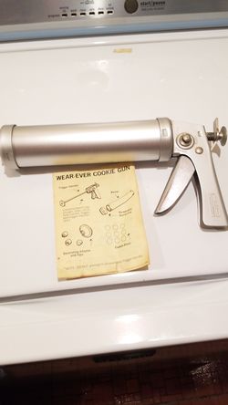 Wear ever cookie gun