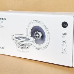 Focal PC 165 SF Car Speakers Set 6 1/2" Slatefiber 2-Way Coaxial Speaker System 160 Watts 🚨 Payment Options Available 🚨 No Credit Needed 🚨 