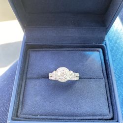 Platinum Engagement w/Wedding Ring