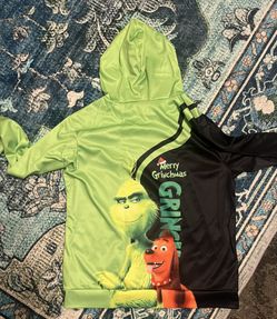 Grinch And Max Hoodie Or  Grinch Suite