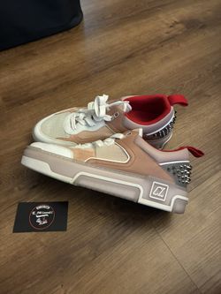Christian Louboutin Astroloubi Leather Sneakers Sz 7.5