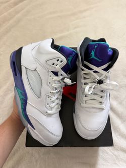 Grape Jordan 5’s