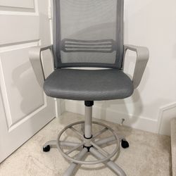 Chair Tall Standing Office Desk Chair Breathable Mesh