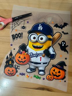 Dodger DTF prints NOT stickers