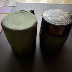 2 THE BEAR BACKPACKERS VAULT CANNISTER CACHE WITH COVERS USED ONCE 