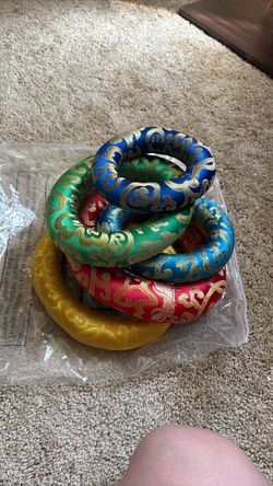 NEW Silk rings for singing bowls etc 6 for $5