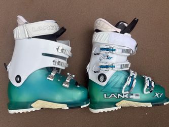 Lange XT 90 W Ski Boots – Size 24.5 – Ski/Hike Mode – Excellent Condition