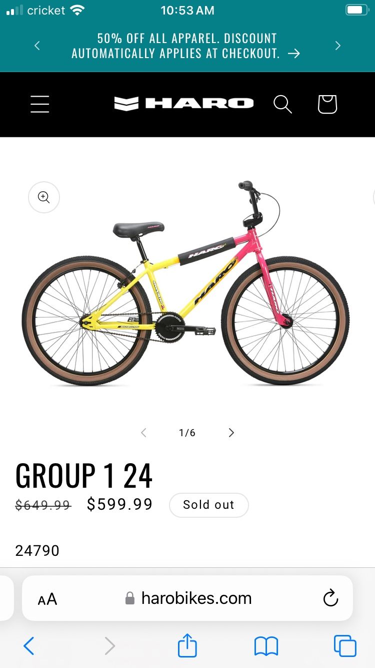 Haro Group 1 Cruiser Bike Bmx