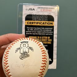 JSA Cal Ripken Jr Signed Baseball 