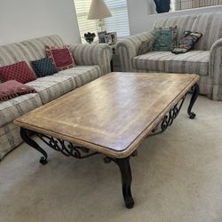 Marble Like Table Set