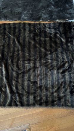 Faux Fur Mink Throw Blanket