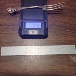 Sterling Silver Strawberry Fork 