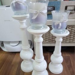 Candle Decor Set Of 3