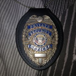 Private Security Officer Badge