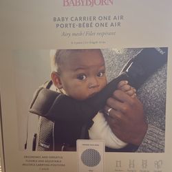 FAST SALE! NEW in Box! BabyBjörn Baby Carrier One Air - Silver Mesh (Newborn to 3 Yrs)