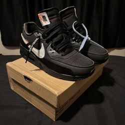 Off-White x Nike Air Max 90 'Black'