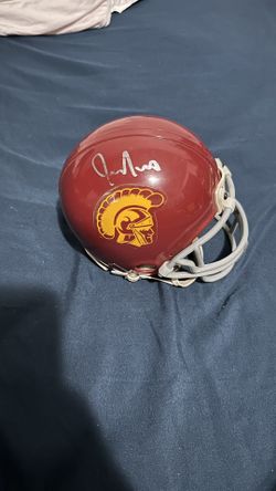 Riddell USC Trojans Mini Helmet Signed Autographed Collectible