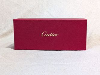 Cartier Glasses Sunglasses Storage Box EMPTY - Red