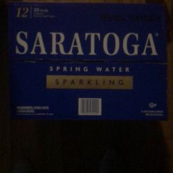 Saratoga Sparkling Water